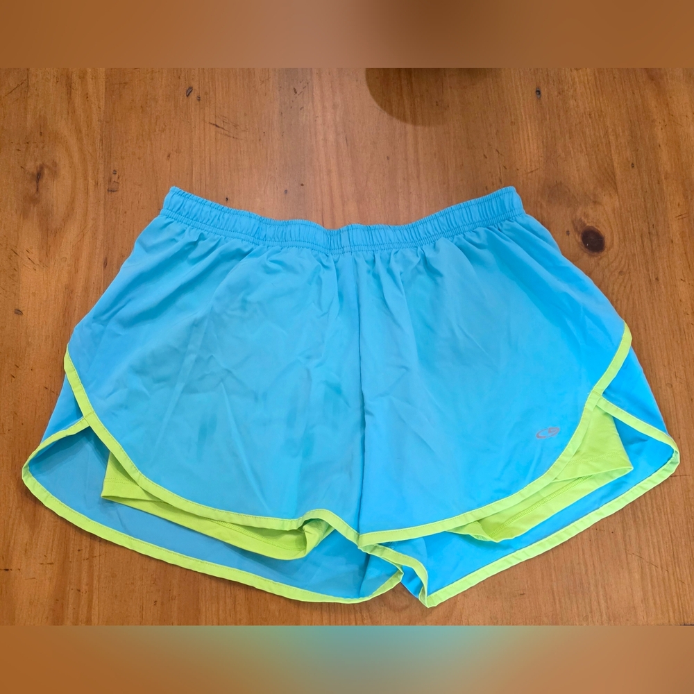 C9 by Champion Lightweight Breathable 2-in-1 Athletic Shorts Spandex Running. L